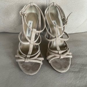 Burberry Suede Sandal Heels